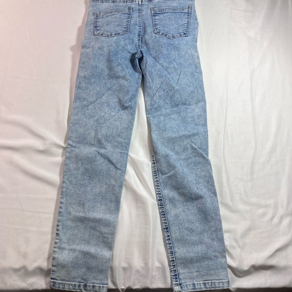 🧡2FOR$15 Urban Kids Distressed Denim Skinny Overalls - Picture 8 of 9